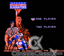 American Gladiators NES Screenshot Screenshot 1