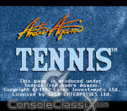 Andre Agassi Tennis screen shot 1 1