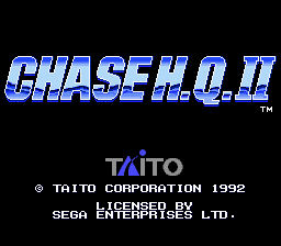 Chase H.Q. 2 Genesis Screenshot Screenshot 1