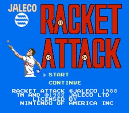Racket Attack NES Screenshot Screenshot 1