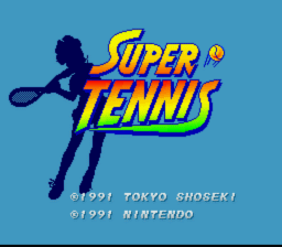 Super Tennis SNES Screenshot Screenshot 1