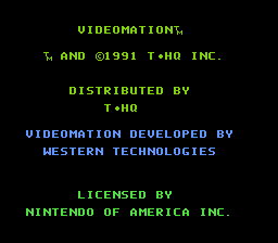 Videomation NES Screenshot Screenshot 1