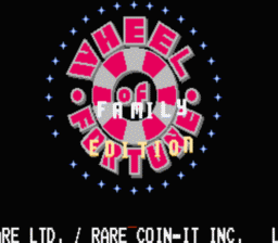 Wheel of Fortune: Family Edition NES Screenshot Screenshot 1